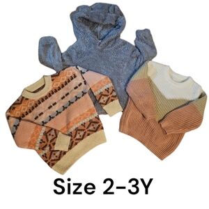 Cozy Girl"s Sweater Set - Size 2-3Y